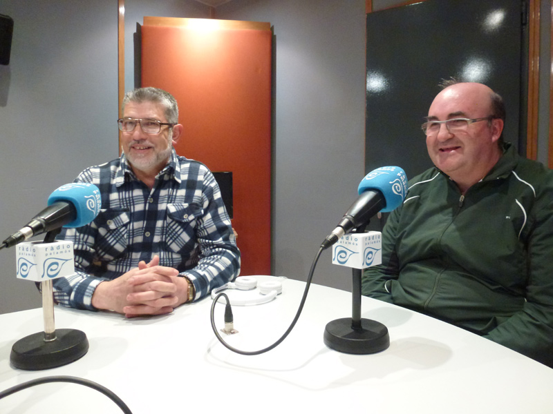 Pedro Igeño i Jordi Alfaro, del Club de Bitlles Palamós.