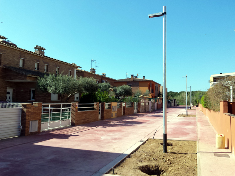 Carrer dels Huguets, a la zona del Mas Gorgoll. (Foto: Ajuntament de Palamós).