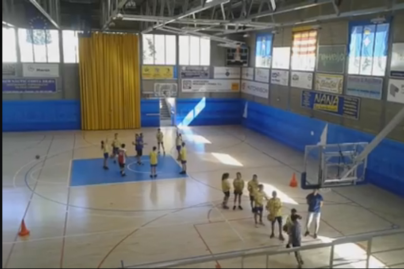 El campus de bàsquet es fa al Pavelló Municipal d'Esports. (Foto: Youtube Facebook CE Palamós).