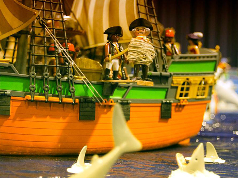 Les escenes recreen el món mariner amb els populars clicks de Playmobil. (Foto: Click Factory Fest).