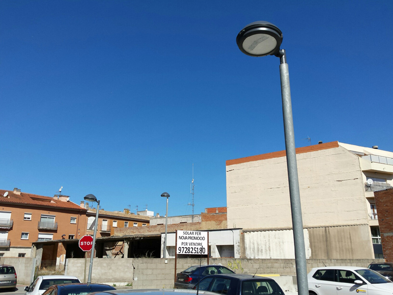 S'han implantat lluminàries amb tecnologia led. (Foto: Ajuntament de Palamós).