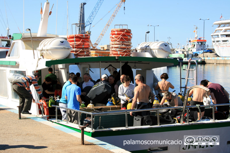 A Palamós cada cop hi ha més afició per el turisme subaquàtic.