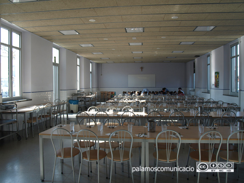 Menjador del col·legi La Salle de Palamós.