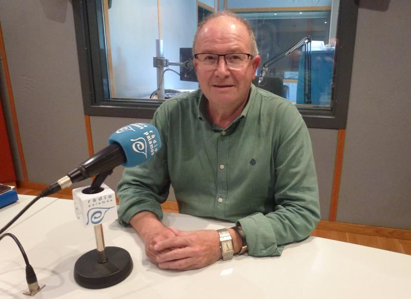 Martí Fonalleras, ahir a l'espai de Ràdio Palamós 'Preguntes'.
