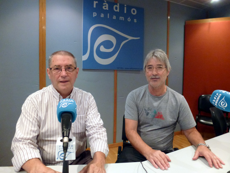 Jaume Datsira i Josep Maria Garcia, del Club de Fans dels 60s, 70s i 80s.