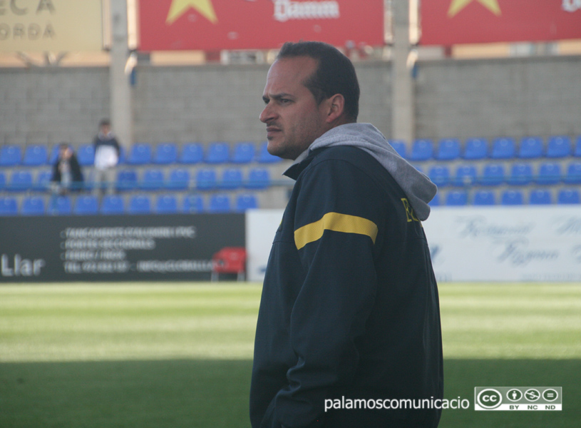 Joan Mármol ha dirigit avui per darrera vegada al Palamós C.F.