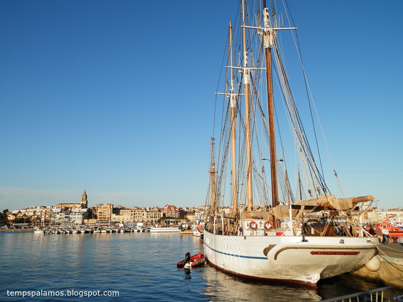 Temps radiant a Palamós, aquest darrer cap de setmana.(Foto: Jordi Fernández).