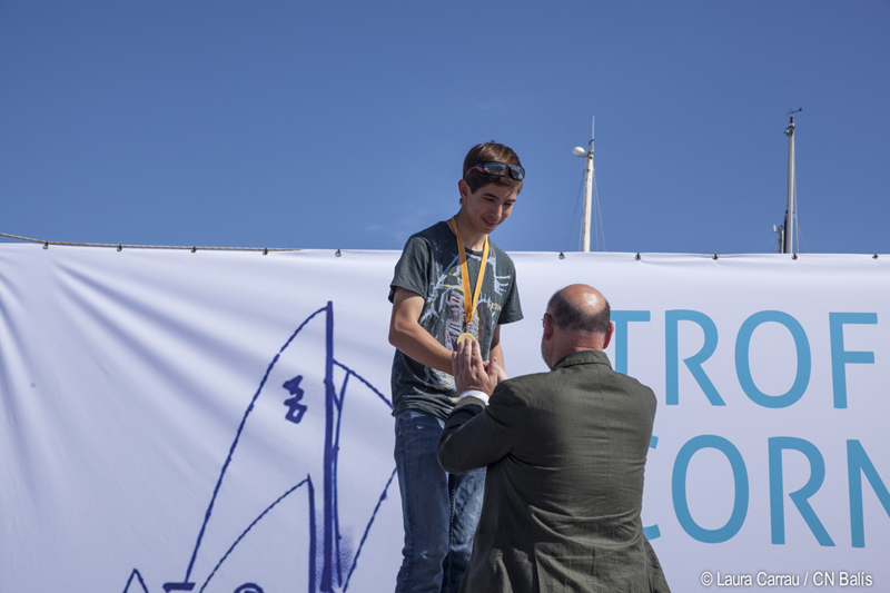 Àlex Collins, campió sots17 en el Campionat de Catalunya de la classe Europa.