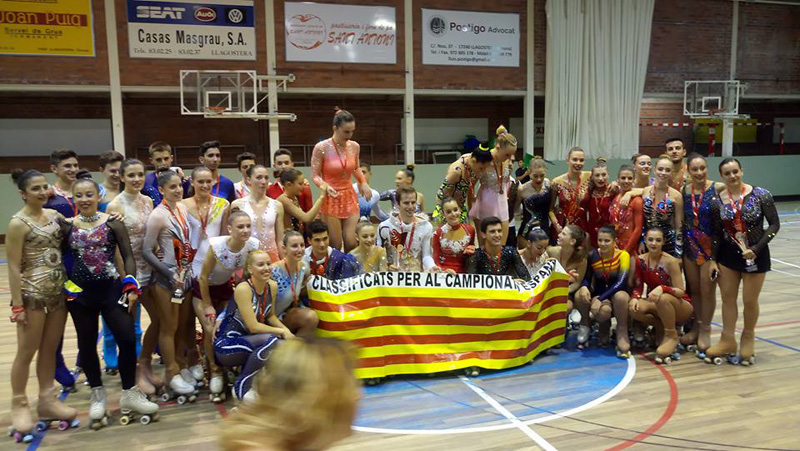 El Patinatge Club Palamós serà present al campionat d'Espanya de patinatge artístic. (Foto: PC Palamós).