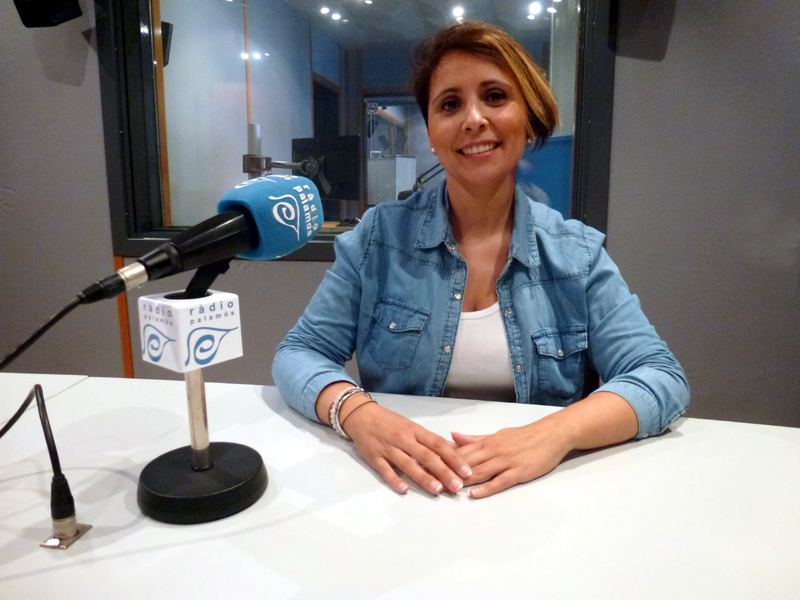Ariadna Soler al programa 'L'Entrevista' de Ràdio Palamós.