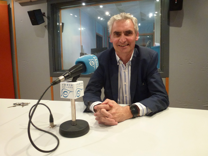 Jordi Pallí, regidor d'Urbanisme i Obres de l'Ajuntament de Palamós.
