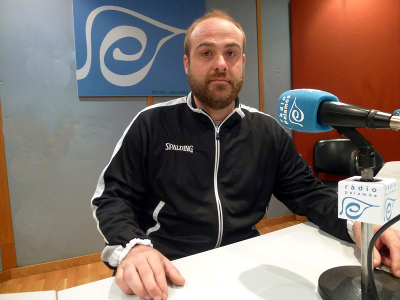 Xavier Sáez, entrenador del sènior A del Multiserveis-Club Esportiu Palamós.
