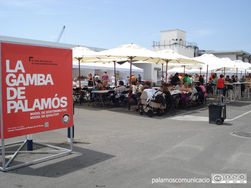 La Fira de la Gamba es fa al recinte del port de Palamós. (Foto: Ajuntament de Palamós).