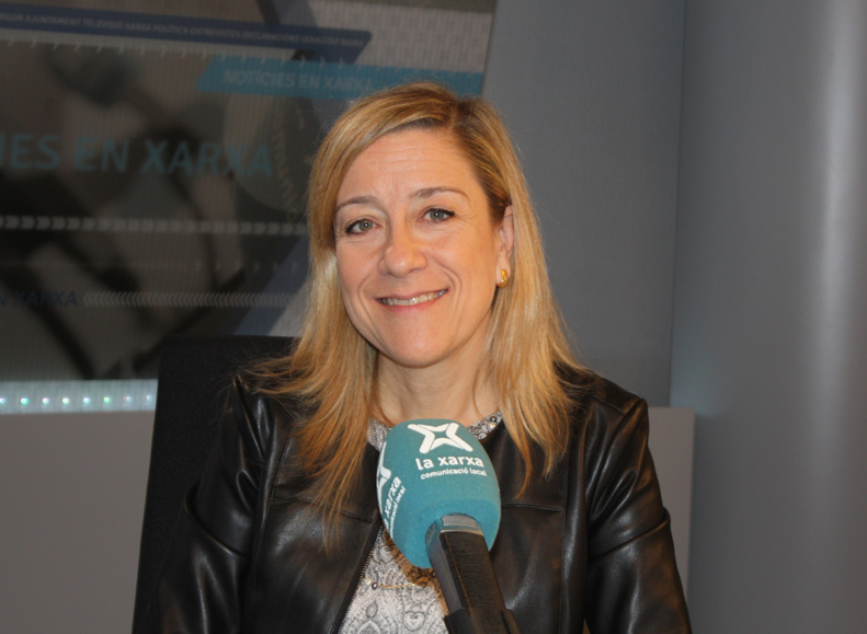 Neus Lloveras, presidenta de l'Associació de Municipis per la Independència.