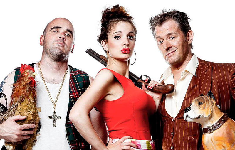 La companyia Cascai Teatre presenta aquest diumenge a La Gorga l'obra 'La banda del Teflón'.