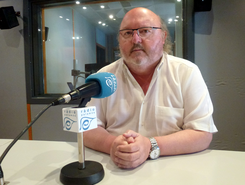 L'alcalde de Calonge, Jordi Soler, protagonista aquest matí l'espai de Ràdio Palamós 'Preguntes'.