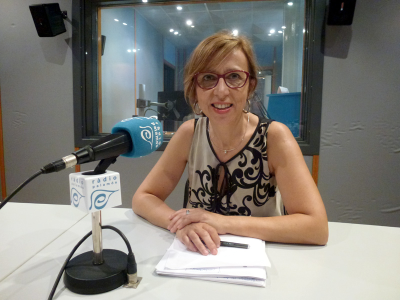 Teresa Ferrés, portaveu del PSC, avui a l'espai 'Preguntes'.