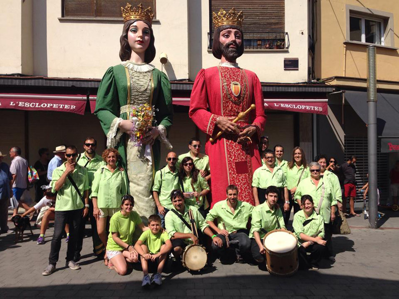 La Colla Gegantera de Palamós de Palamós és l'amfitriona de la Trobada d'aquest diumenge.