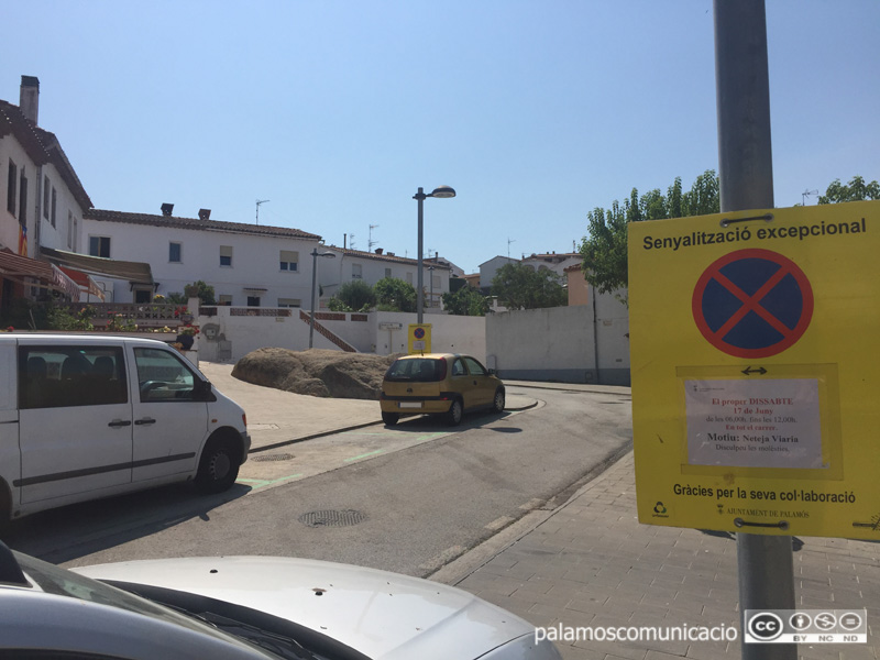 Carrers senyalitzats pel darrer 'Fem dissabte' abans de l'estiu.