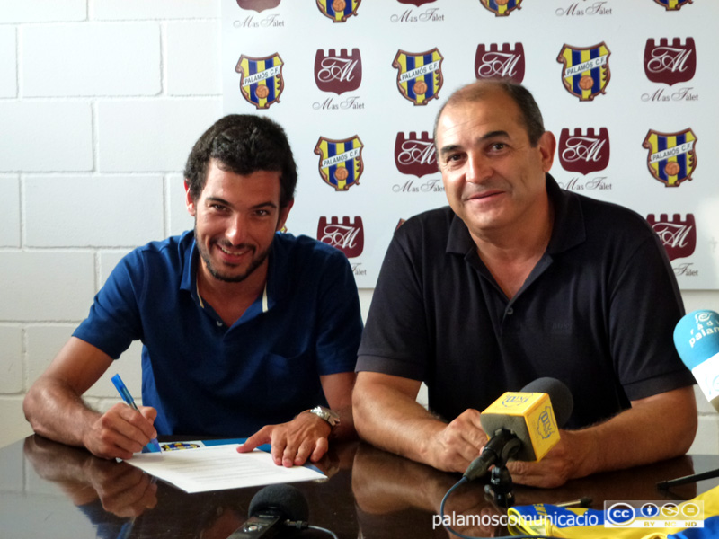 Narcís Barrera i Joan Pau Pérez en una fotografia d'arxiu. 