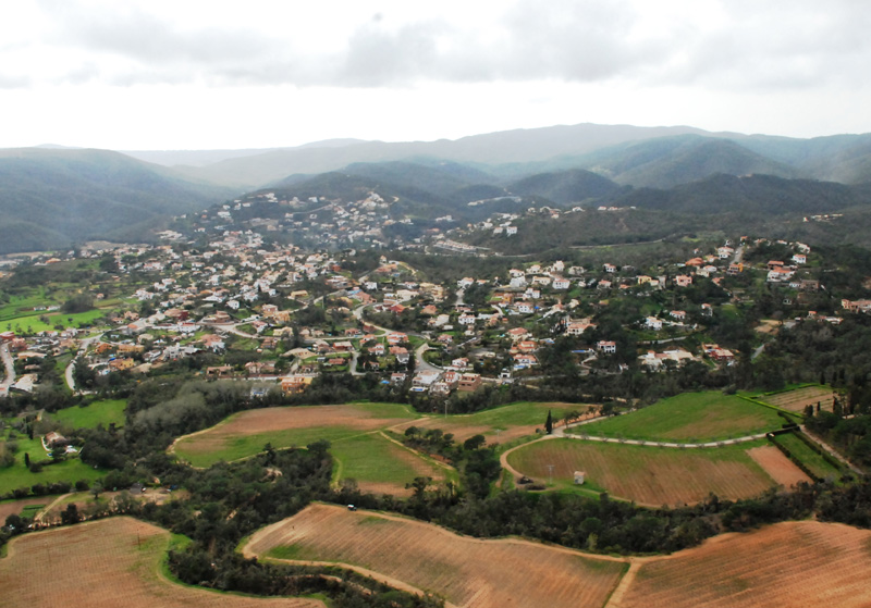 Vista aèria de l'urbanització Mas Pere de Calonge.