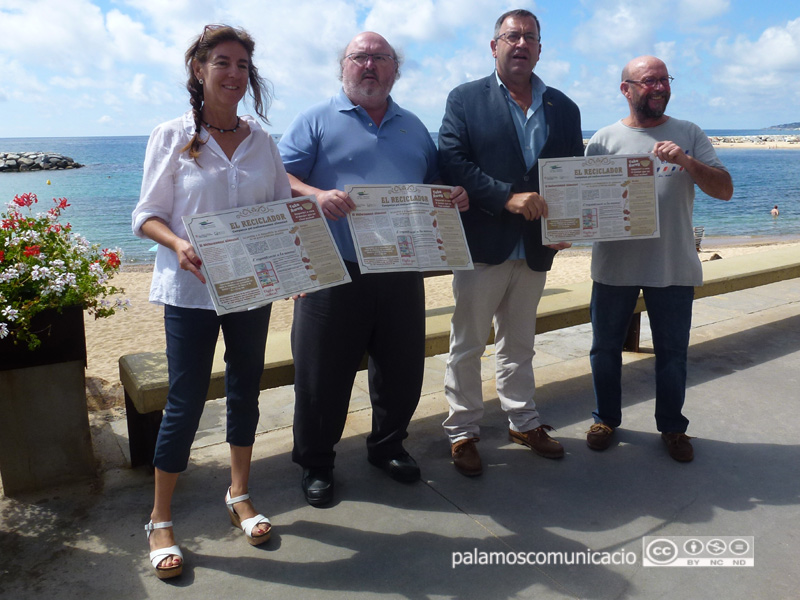 Presentació de la campanya contra el malbaratament alimentari, aquest matí a Sant Antoni.
