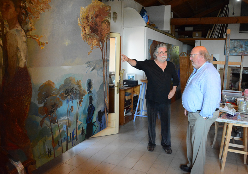 La mostra es pot visitar gratuïtament, en horari de tarda, fins al dia 27 d'agost. (Foto: Ajuntament de Calonge).