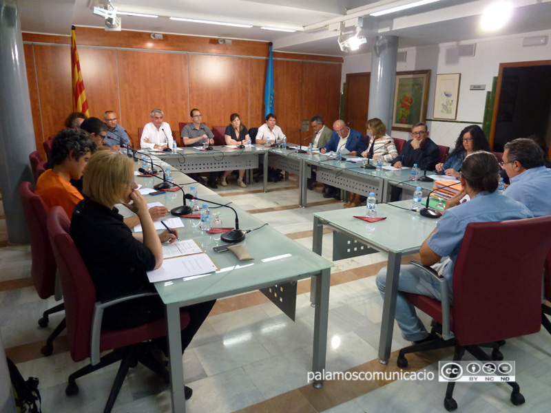 Ple de l'Ajuntament de Palamós del passat mes de juny.