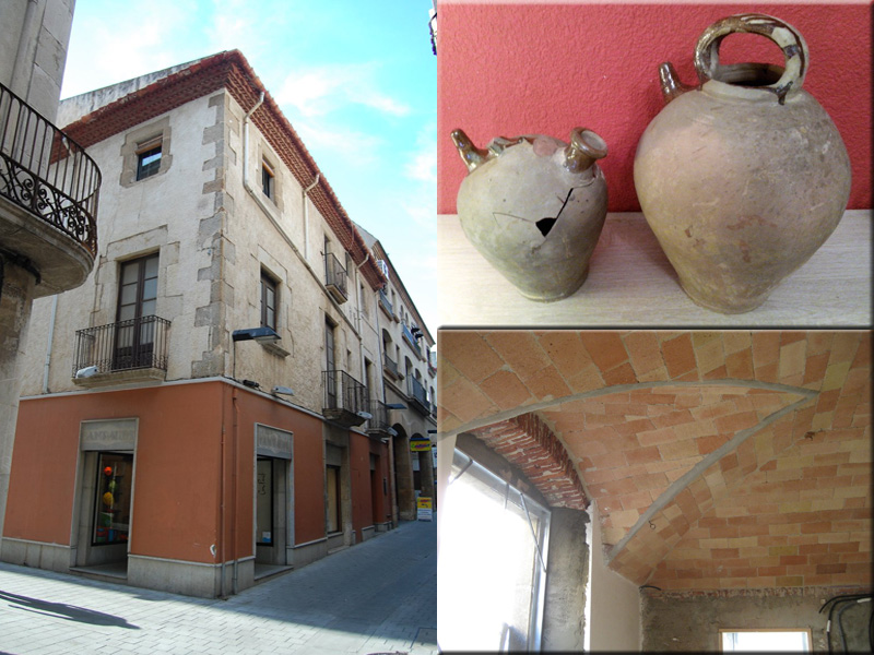 Edifici conegut com Can Pauet, al barri Vell de Palamós. (Foto: Gabriel Martín).