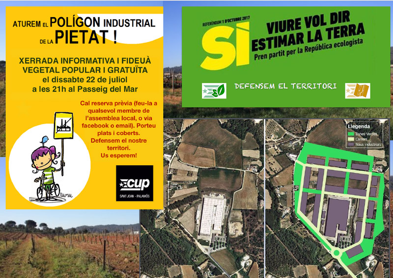 Cartell de l'acte reivindicatiu que farà demà la CUP.