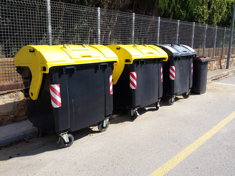 Els contenidors d'envasos tindran la tapa totalment de color groc.