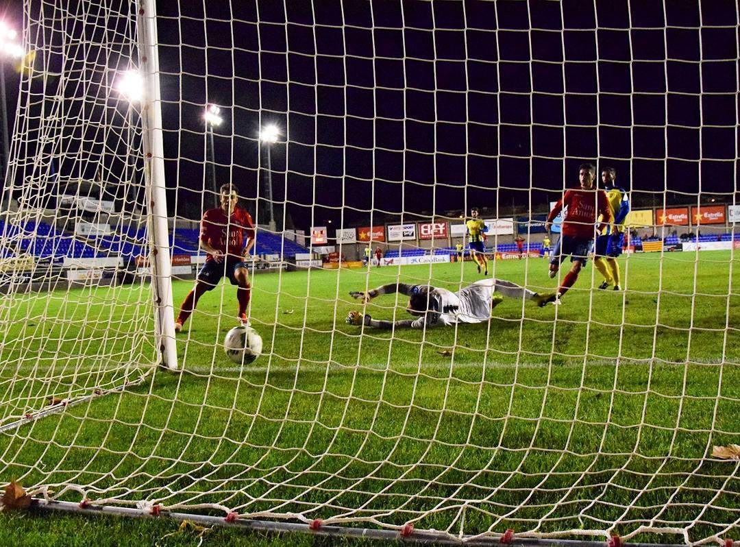 L'Olot es va imposar la temporada passada al Palamós 0 a 2 a l'Estadi. (Foto: UE Olot).