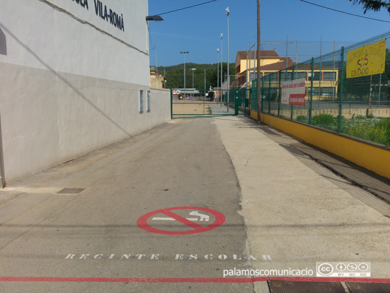 Tram per asfaltar de l'entrada 
