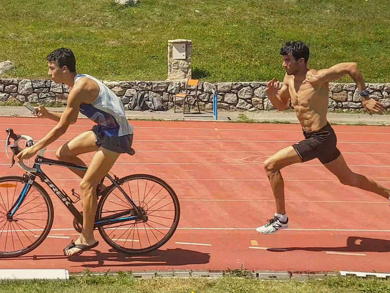 Adel Mechaal en una foto d'arxiu, entrenant. (Foto; Twitter Adel Mechaal).