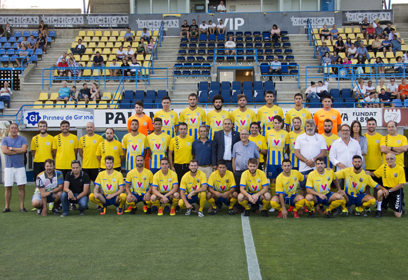 El Palamós CF va acabant de perfilar la seva plantilla. (Foto: Olga Grassot).