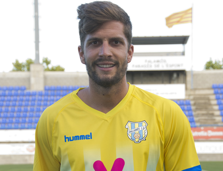David Cano, capità del Palamós CF. (Foto: Olga Grassot).