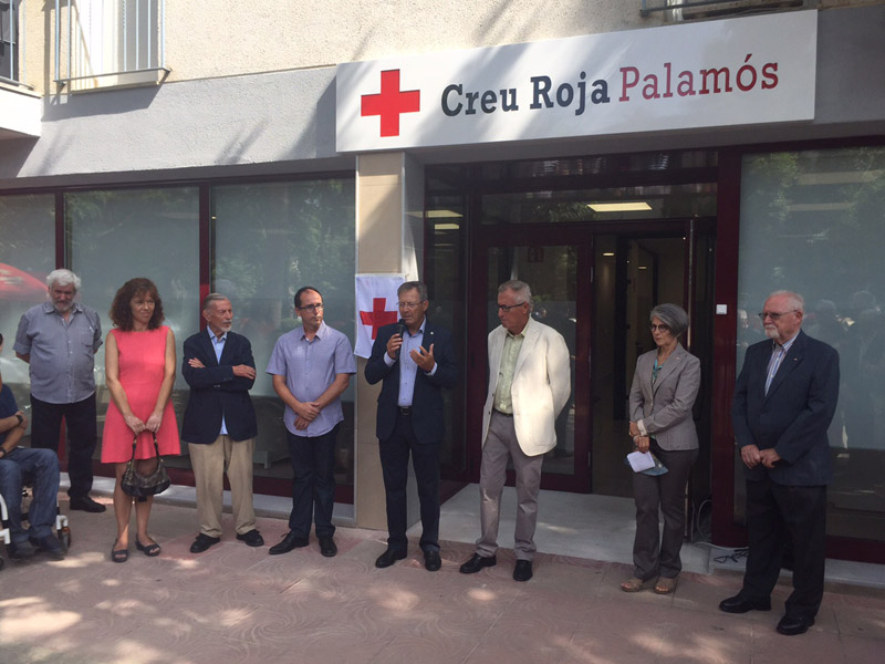 Inauguració, el passat dissabte, de l'ampliació de la seu de Creu Roja Palamós.