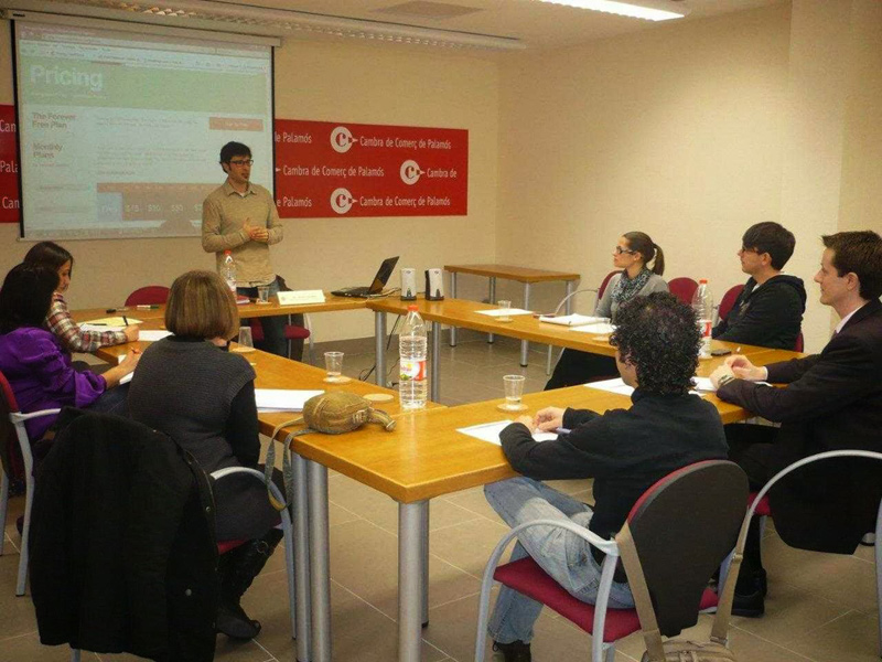 Taller formatiu a la Cambra de Comerç.