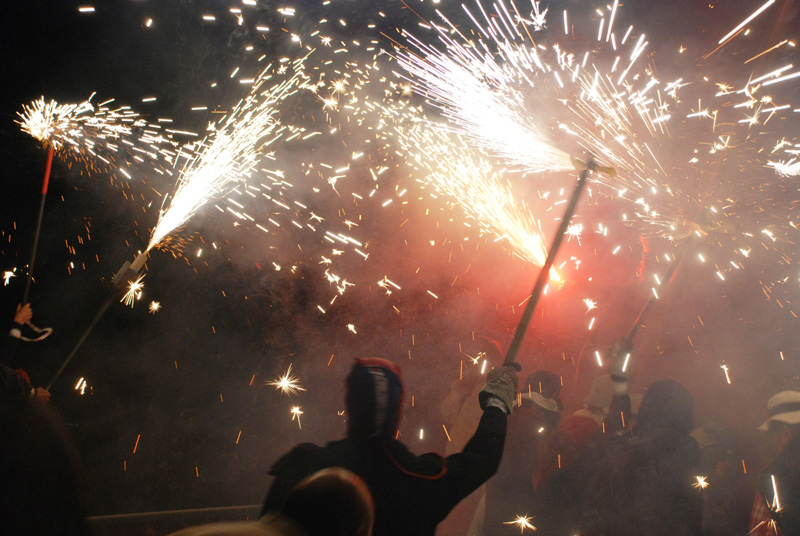 Dissabte a la nit hi haurà el tradicional correfoc.
