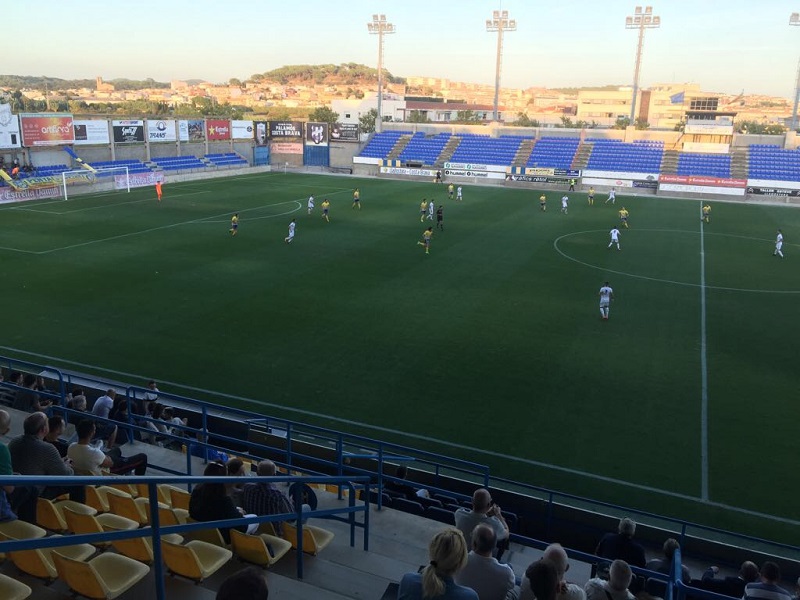 El Palamós segueix sense guanyar després de cinc partits. (Foto: Ramon Ribas).
