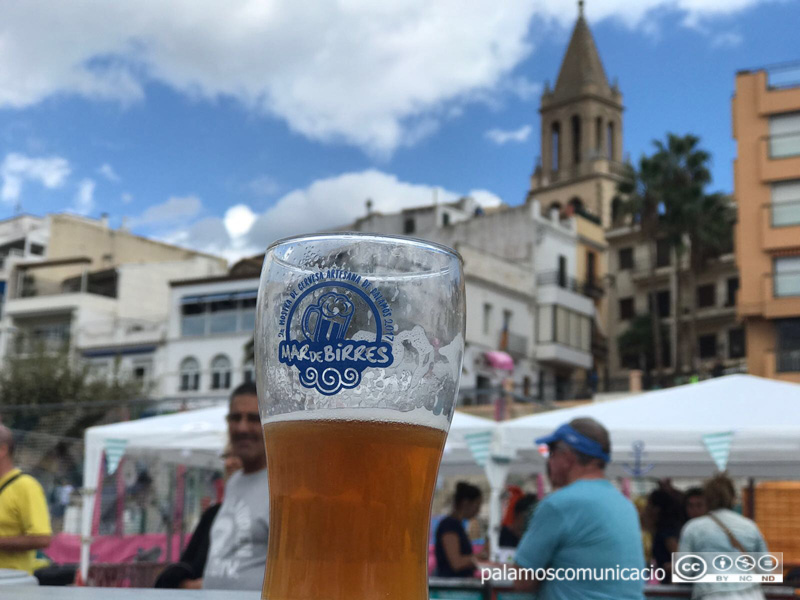 La mostra de cervesa artesana 'Mar de birres', aquest dissabte passat a Palamós.