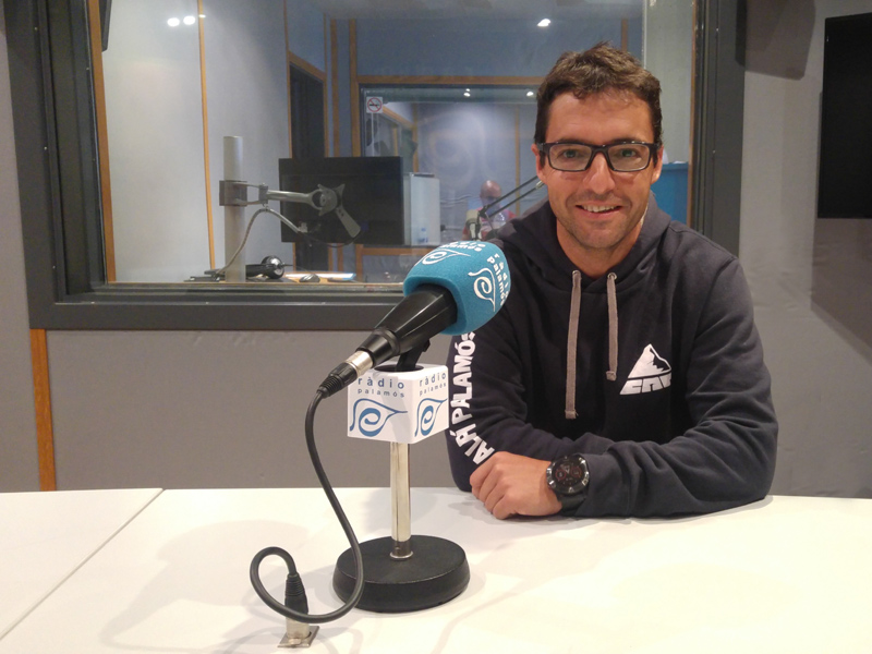 Oriol Borràs, president del Club Alpí Palamós.