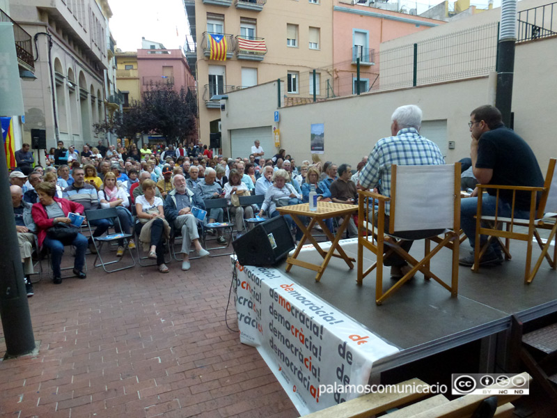 La xerrada de Pere Cardús, organitzada per l'ANC, aquest dissabte passat.