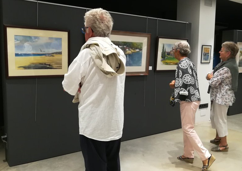 L'exposició de Pere Coll a l'espai de les galeries Carme.