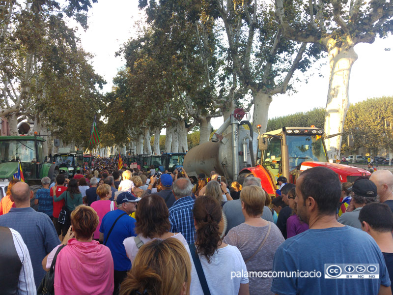 20 mil persones es van concentrar ahir a La Bisbal d'Empordà.