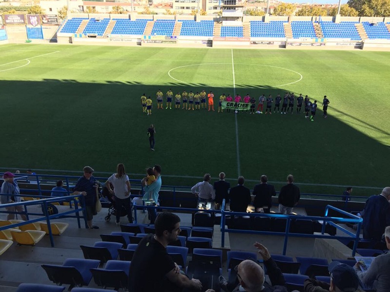 El Palamós no guanya al seu estadi des del passat 9 d'abril. (Foto: Ramon Ribas).