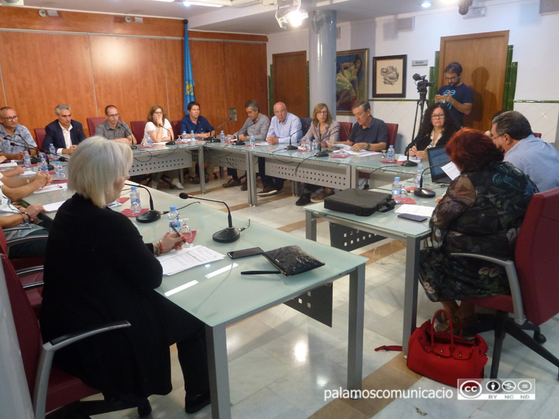 Ple d'ahir de l'Ajuntament de Palamós