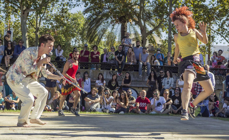 'Amortal combat' és un espectacle humorístic de dansa. (Foto: @LuisCastilla).