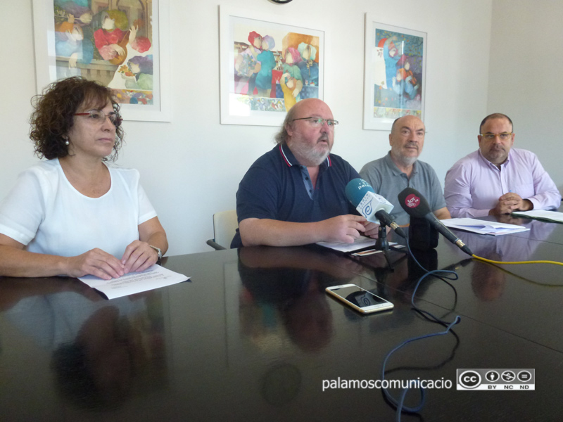 Presentació de les línies mestres del Pla Estratègic d'Ocupació Juvenil, avui a Calonge.