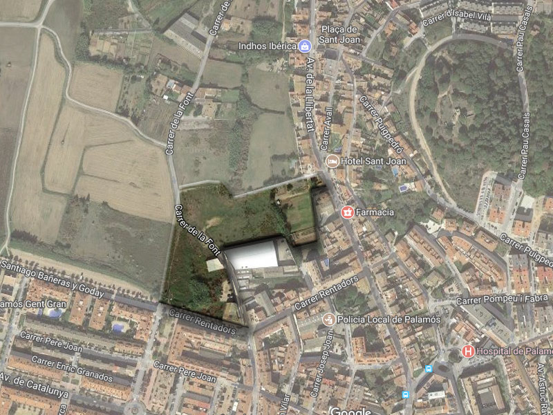 Plànol del PMU Camí de la Font Sud.